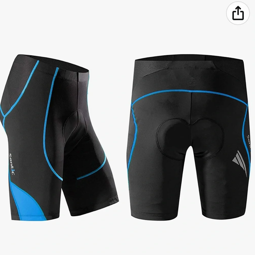 NWT Santic Cycling Shorts Padded - Picture 2 of 8